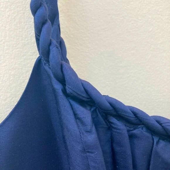 J.Crew 100% silk dress in navy size 6 - Picture 4 of 9